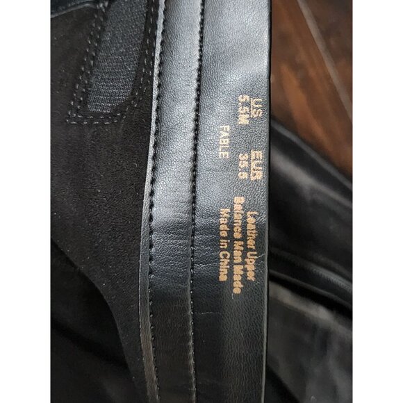 Sam Edelman Fable Black Leather Tall Boot/Sz 5.5M - Picture 8 of 8